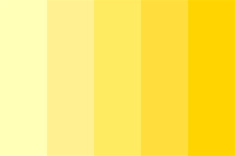 Soft Pastel - Yellow Shades Color Palette