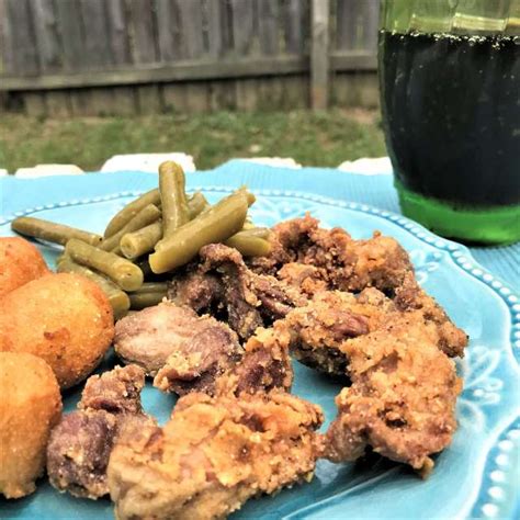 Fried Chicken Gizzards #Recipe in a small deep fryer - Trisha Dishes