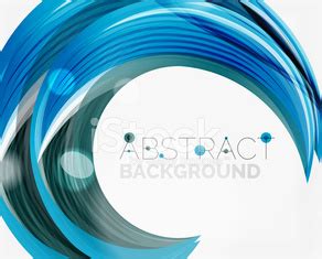 Vector Blue Swirl Line Abstract Background Stock Vector | Royalty-Free ...