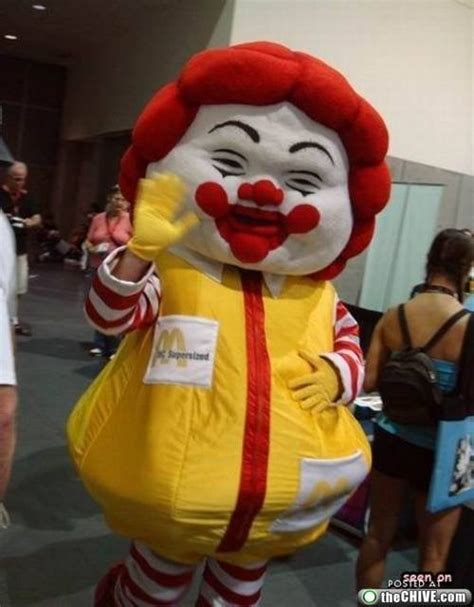 Ronald McDonald has really let himself go. : funny