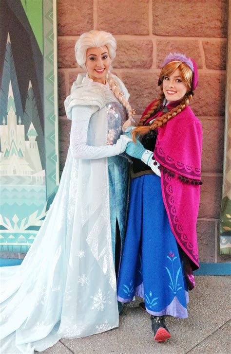 Elsa & Anna | Disney themed outfits, Disney face characters, Themed outfits