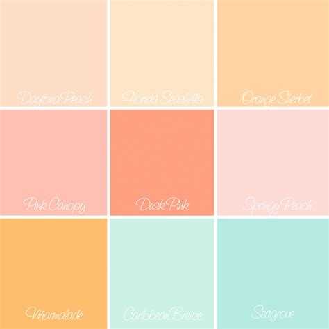 how to make peach colour paint - In The Right Place Column Navigateur