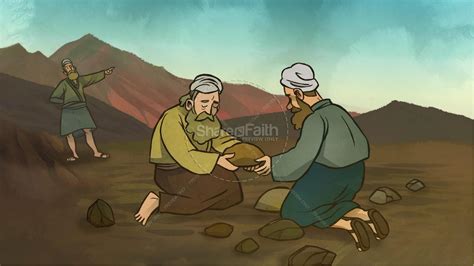 Joshua 3 Crossing the Jordan River Kids Bible Story Bible Stories For ...