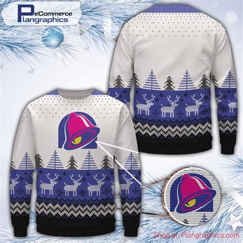 Taco Bell Christmas 3D Printed Ugly Christmas Sweater – Plangraphics