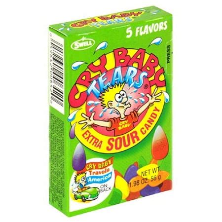 Cry Baby Tears Extra Sour Candy - 1.98-oz. Box - Walmart.com - Walmart.com