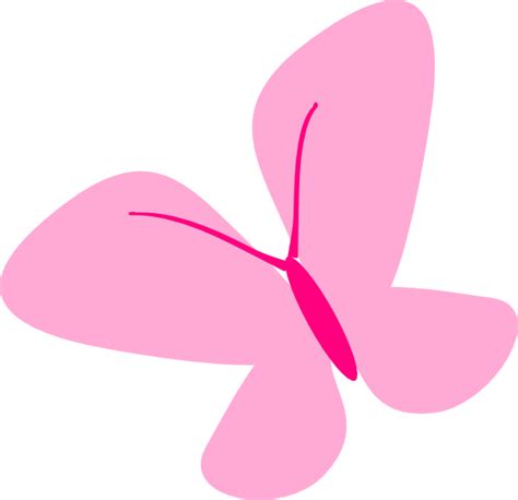 Pink Butterfly Clip Art at Clker.com - vector clip art online, royalty ...