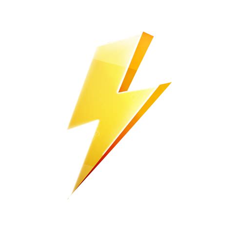 Yellow Lightning Bolt Transparent Images Clipart, Lightning Clipart ...