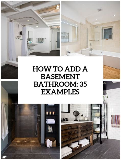 How To Add A Basement Bathroom: 27 Ideas - DigsDigs