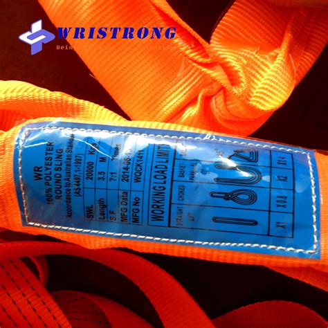 Polyester Round Sling 20Ton – China Lifting Slings, Webbing Slings ...