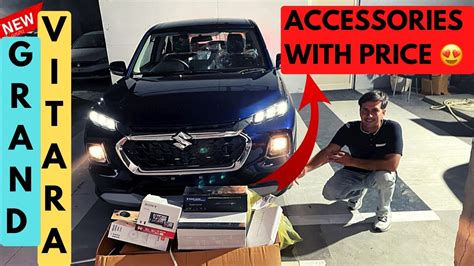 new grand vitara accessories with price 🔥 - YouTube