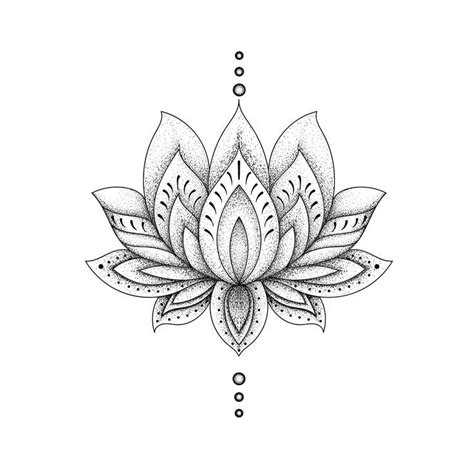 Lotus Flower Mandala Drawing Images - pic-bugger