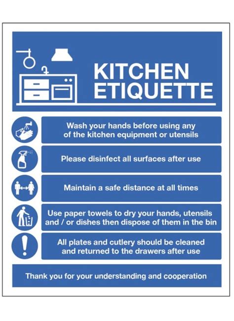 Kitchen Etiquette