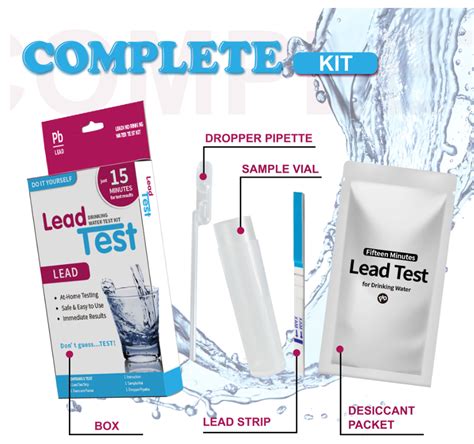 Home DIY LEAD in Drinking Water Test Kit,PH Paper