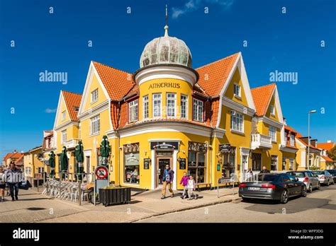 Denmark, Jutland, Skagen, downtown restaurant Stock Photo - Alamy