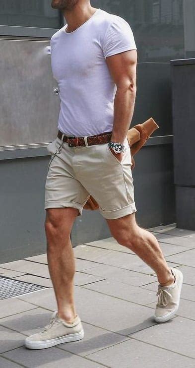 KHAKI SHORTS AND SHOES SUMMER OUTFITS FOR MEN ⋆ Best Fashion Blog For ...