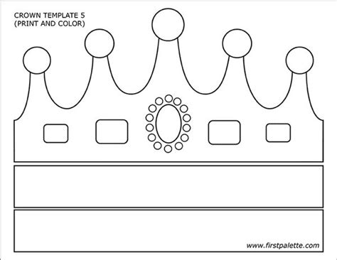 Prince and Princess Crowns | Free Printable Templates & Coloring Pages ...