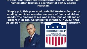 Marshall Plan/Berlin Blockade/Airlift 29 Slide PPTX by US History r US