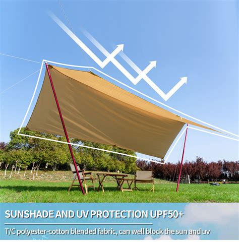 Outdoor Camping Canopy Awning Sun Shelter - KASSICO