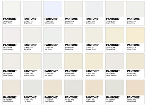 Off White Pantone Colour