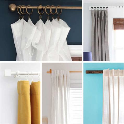 Diy Curtain Rods 15 Hanging Ideas Pretty Providence