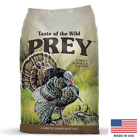 Taste of the Wild Prey Turkey Limited Ingredient Grain-Free Dry Dog ...