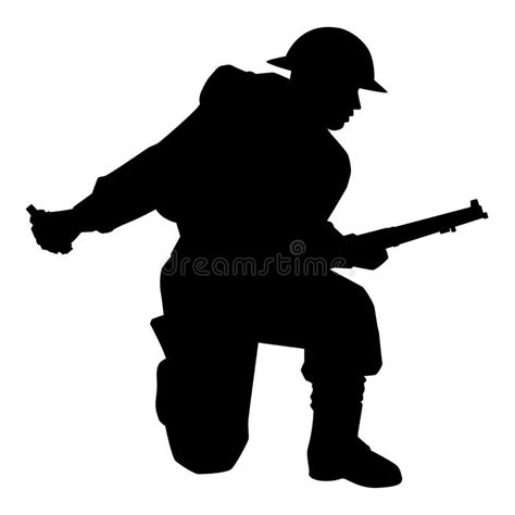 British Soldier Silhouette Stock Illustrations – 238 British Soldier ...