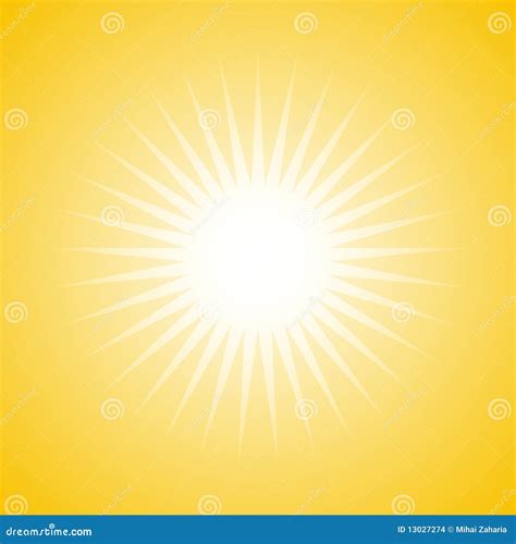 Yellow Background With A Sun Shape Stock Images - Image: 13027274