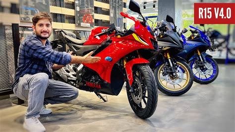 2023 Yamaha R15 V4.0 RED Colour Detailed Review : On-Road Price ...