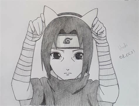 Small Itachi sketch : r/Naruto