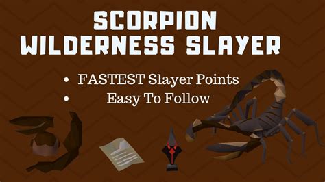 Scorpion Wilderness Slayer Task Guide OSRS (2019) - YouTube