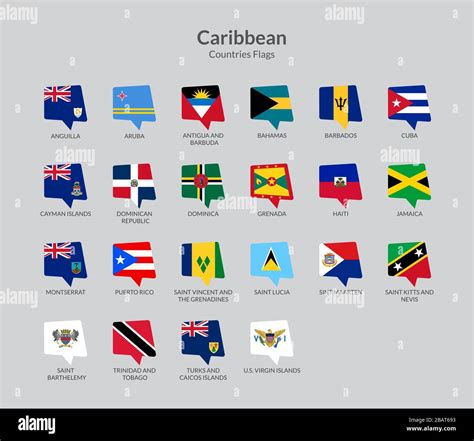 Caribbean flags hi-res stock photography and images - Alamy