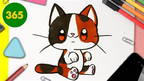 comment dessiner CHATON KAWAII 💖 Chat kawaii 💖 dessins kawaii faciles ...