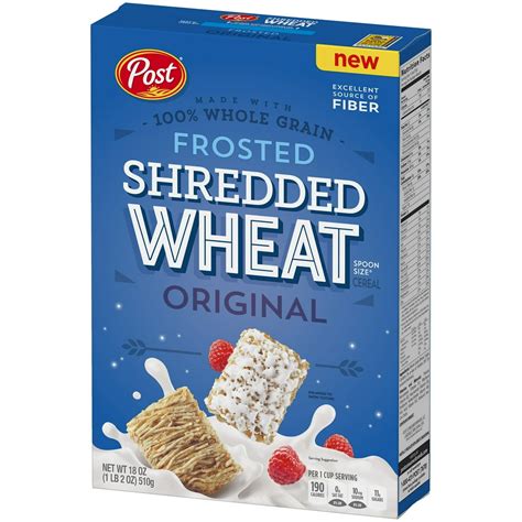 Post Shredded Wheat Cereal, Frosted, 18 Oz - Walmart.com - Walmart.com