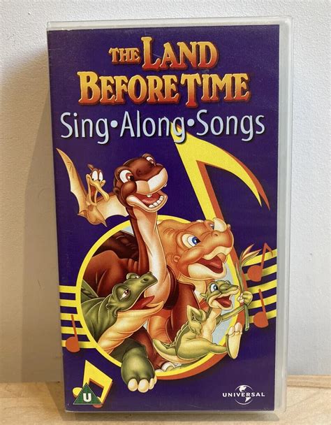 The Land Before Time - Sing Along Songs VHS | Grelly USA