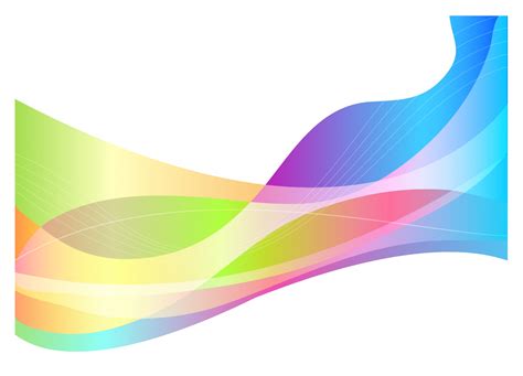 8 Rainbow Wave Vector Images - Vector Line Graphics, Wave Abstract ...