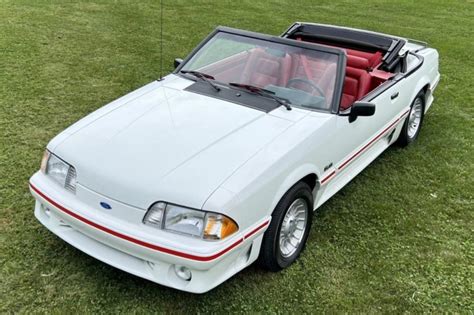 For Sale: 1990 Ford Mustang GT Convertible (Oxford White, 5.0L V8, 5 ...