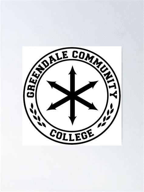 "Greendale Community College Logo" Poster for Sale by Bevatron | Redbubble