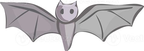 Halloween cute bat on transparent background. 32068131 PNG