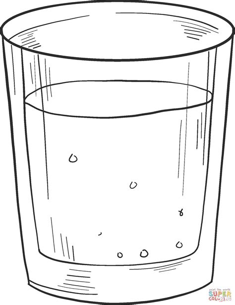 Soda Glass coloring page | Free Printable Coloring Pages