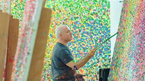 In the Studio: Damien Hirst’s Veil Paintings | Interview | Gagosian ...