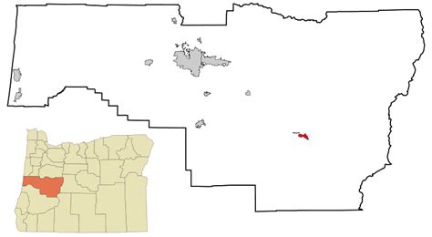 EDST220MH: Map of Lane County, Oregon