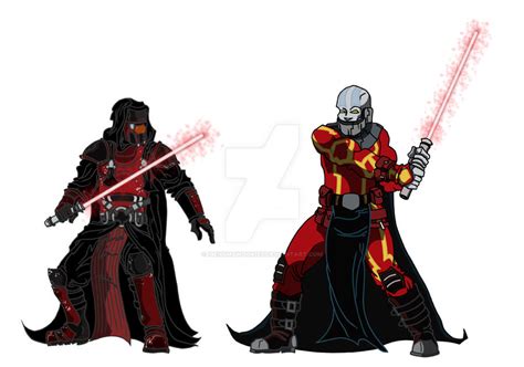 darth Revan vs darth Malak by ibentmywookiee on DeviantArt