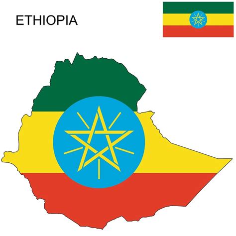 Ethiopia Flag Map and Meaning | Mappr