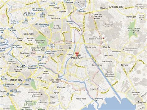 Pasig City Hall Map