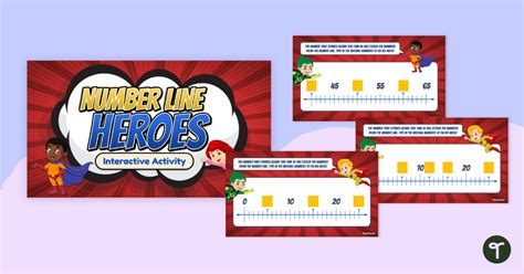 Number Heroes - Interactive Number Line Activity | Teach Starter