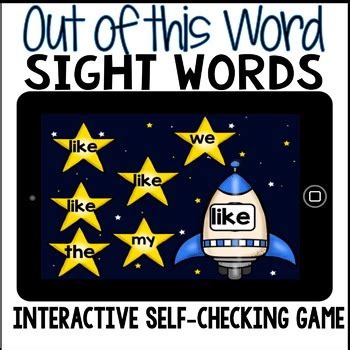 Boom Cards - Digital Sight Word Activities for Kindergarten by The ...