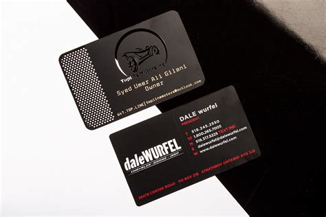 Black Metal Business Cards | 1800-Printing