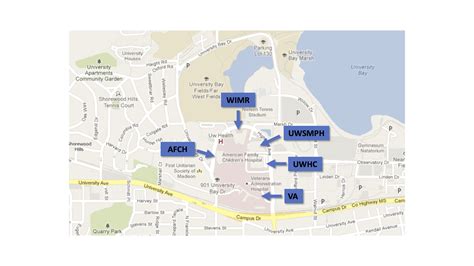 UW Hospital Campus Map