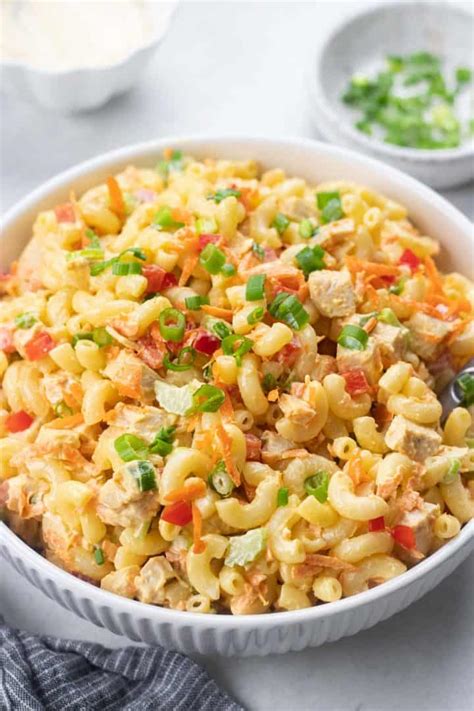 Chicken Macaroni Salad - Veronika's Kitchen