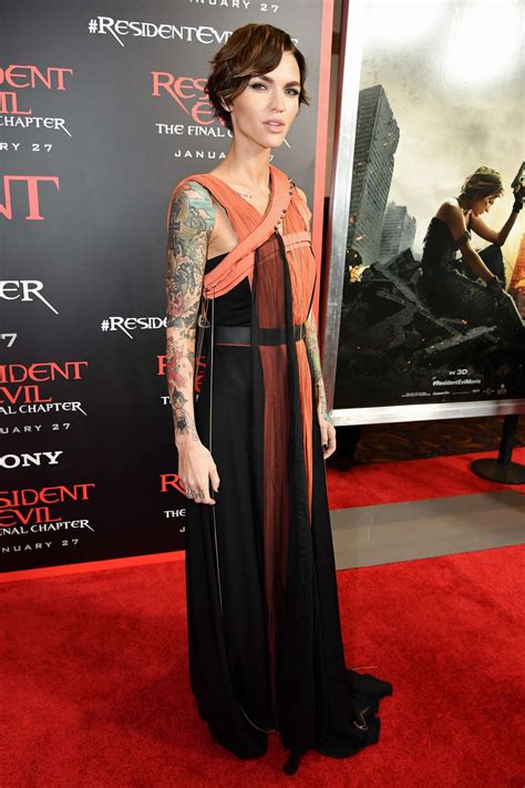 Ruby Rose: Resident Evil: The Final Chapter LA Premiere -09 | GotCeleb